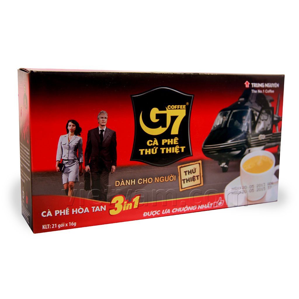 Растворимый вьетнамский кофе Trung Nguyen G7 3 в 1